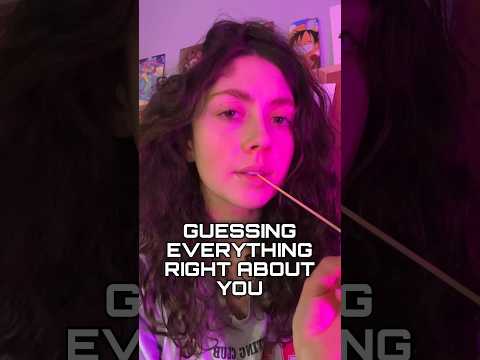 ASMR GUESSING EVERYTHING RIGHT ABOUT YOU #asmr #shorts