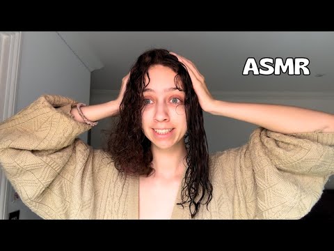 ASMR Curly Hair Routine