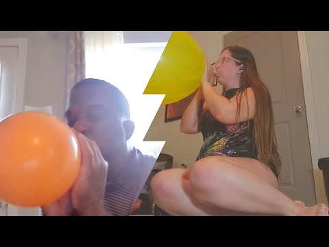 HUGE Blow to Pop and Sub Balloon Blowing Gift ASMR
