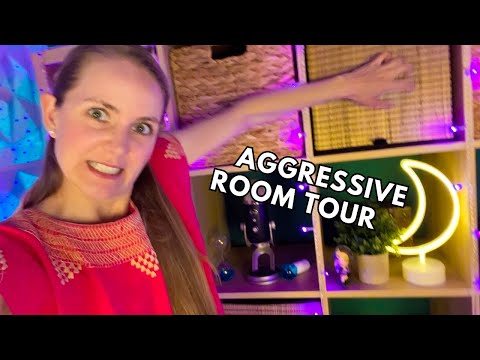 Aggressive Room Tour (asmr)