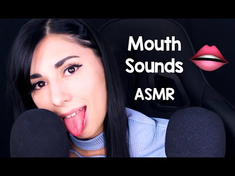 ASMR Intense Mouth Sounds and Tongue Fluttering  👄 (Ear to Ear, Close Up, Sensitive)