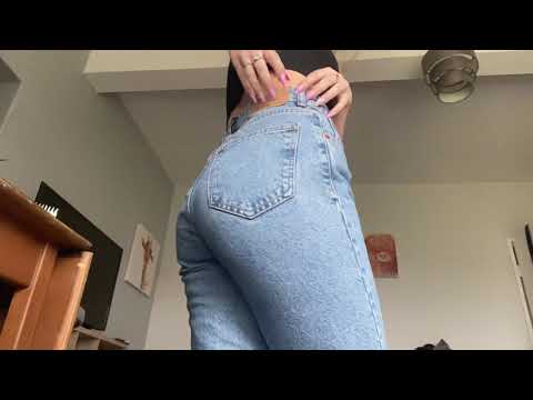 Asmr - tapping random objects/ mom jeans scratching