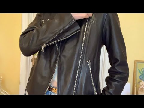 ASMR Leather Jacket Sounds Only
