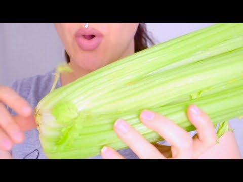 ASMR Eating A Big Bunch Of Celery | Super Crunchy And Fresh