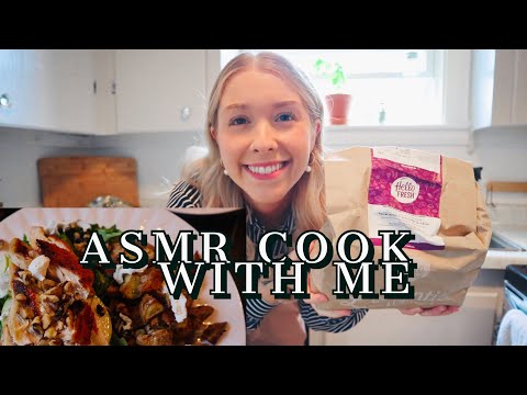ASMR cook with me | lemon chicken from hello fresh