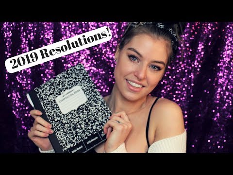 ASMR Writing sounds, chit chat, 2019 resolutions