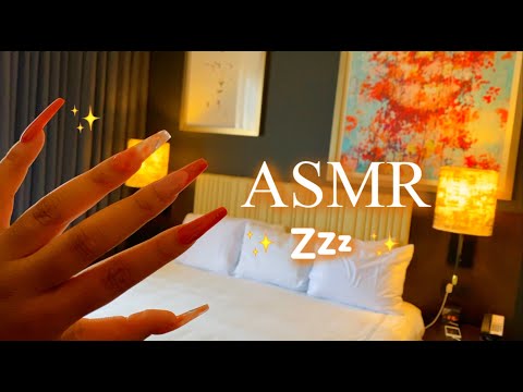 ASMR ♡ FAST TAPPING AROUND A HOTEL ROOM 🧡✨ (RELAXING TINGLES✨)