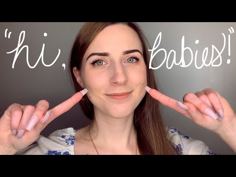 ASMR Repeating my Intro 💖 "Hi babies!"