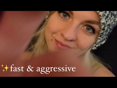 Fast & Aggressive ASMR Custom for Katja 💕 Camera & Glass Tapping, Whispered