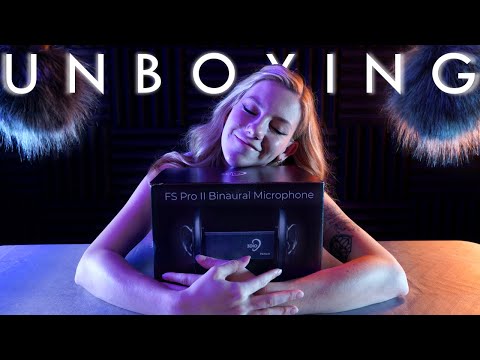 Unboxing & My First ASMR Video With the 3Dio FS Pro II Binaural Microphone 🎙 Chatty Video for Sleep