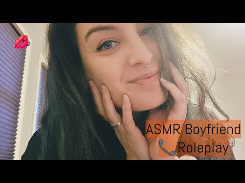 ASMR Roleplay: video-calling my BF; I miss youuu! (you're my bf)