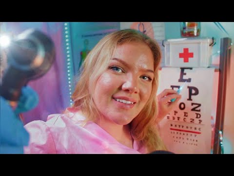 ASMR Relaxing Medical Combo (Ear Cleaning, Eye Exam, Chiropractor, Hearing Tests, Adjustment)