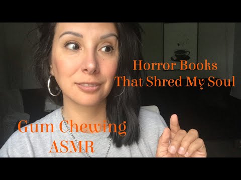 Sunday Morning Gum Chewing ASMR | Horror Books that Scarred Me For Life