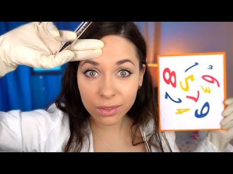 ASMR Cranial Nerve Exam EVERYTHING IS WRONG!  Eye, Ear exam and cleaning