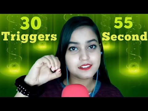 ASMR 30 Triggers In 55 Seconds