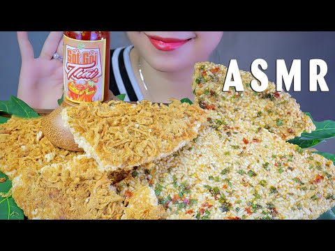 ASMR CƠM CHÁY ĐÁY NỐI - scorched rice  EATING SOUNDS | LINH-ASMR