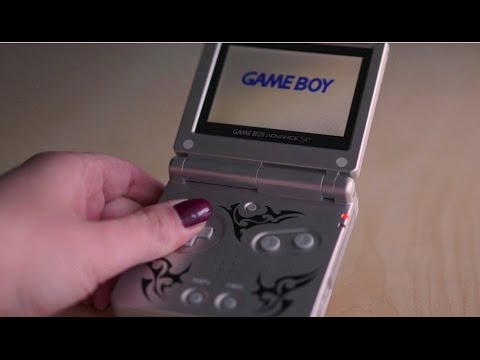 Binaural ASMR. Playing Game Boy Advance SP (Ear-to-Ear Whispering, Button Clicking, No Game Sounds)
