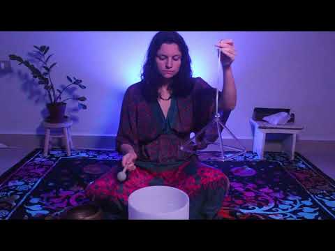 ASMR Zen Terapia de Som Binaural com Instrumentos de Cristal e Tigela Tibetana