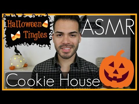 ASMR - Making A Haunted Cookie House | Halloween Tingles (Soft Spoken, Plastic Crinkle Sounds)