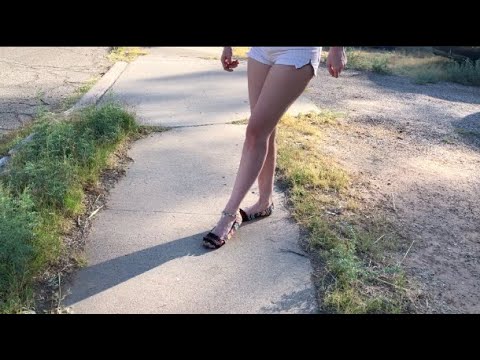 DRAGGING FLATS *CRUNCHY* WITH ANKLETS OUTSIDE (No Talking)