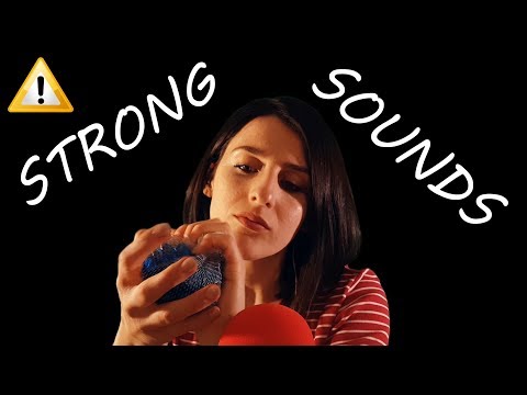 ASMR - Marbles sounds and Whispering - Warning Strong sounds