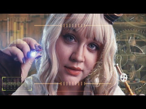 ASMR Steampunk Inventor Fixes You (You're Her Secret Project!)