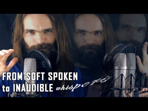 [ASMR] From Soft Spoken to Whispers to Inaudible whispers [sleepy voice]