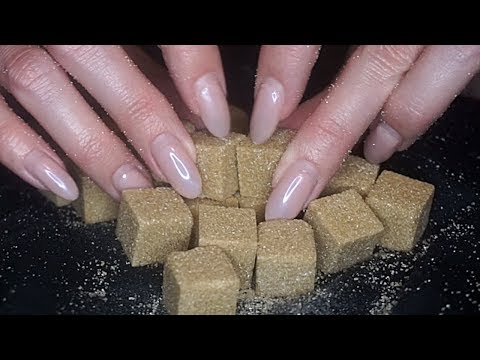 ASMR with Sugar Cubes [Tapping, Scratching, Tracing, Rubbing, Gritty Sounds]