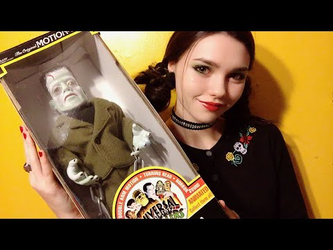 Frankenstein Figure Show+Tell [ASMR] Tapping•Tracing