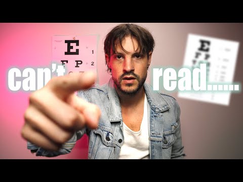 ASMR but you can't even read | follow my instructions mindless eye exam