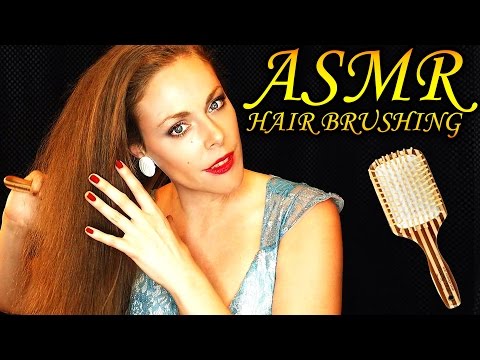 🎧 ASMR Hair Brushing & Relaxing Whisper, Mirror Mirror Role Play, Hair Sounds