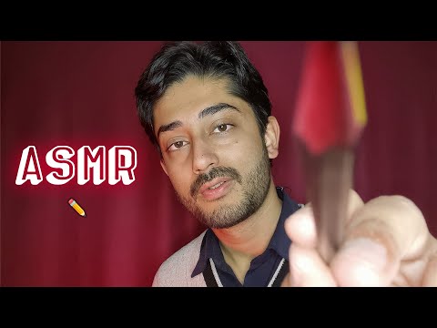 ASMR - Poking your Face, then Writing on your Face/ Tingly Male Voice