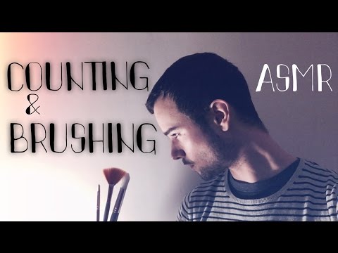 ASMR BRUSHING and COUNTING (french, english, german, spanish)