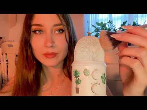 asmr | pure mic brushing no talking (headphones recommended)