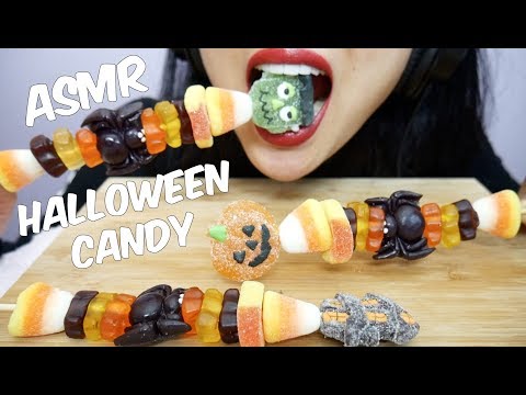 ASMR Halloween Candy (EATING SOUNDS) | SAS-ASMR