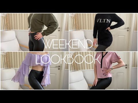 ASMR | Weekend Lookbook with fabric scratching🔥