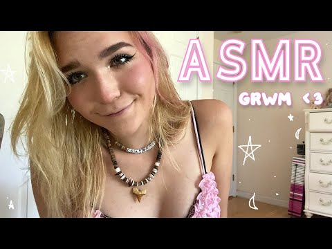 ASMR grwm :) for a small party