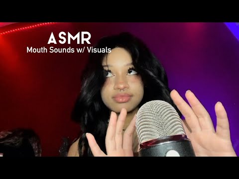 ASMR Fast and Aggressive Mouth Sounds w/ Visuals, Sleep, Personal Attention, Hand Movements, Tingles