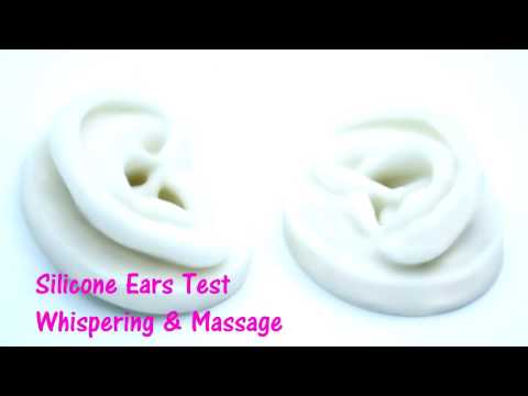 ASMR Ear Massage & In Ear Whispering Test Binaural, Tingly