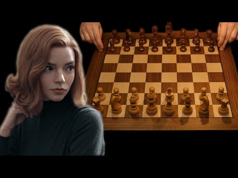 Beth Harmon's Best Game Explained so You Can Understand It ♕ ASMR