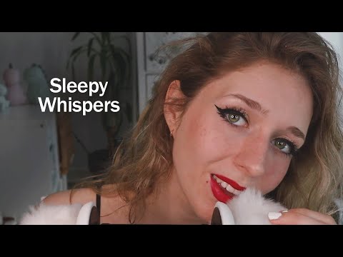 ASMR ❤️ Gently Putting You To Sleep With Sleepy Whispers + Fluffy Mic Scratching