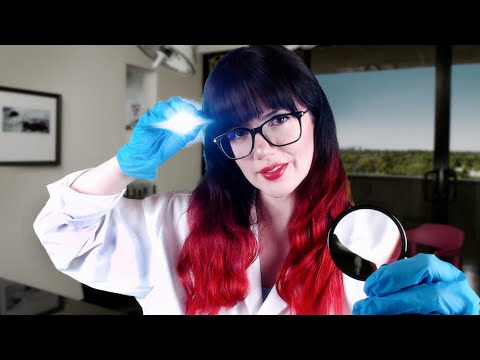 [ASMR] Fast & Aggressive Cranial Nerve Exam ~ Doctor Roleplay with Hearing, Eye, Face, Light Exams