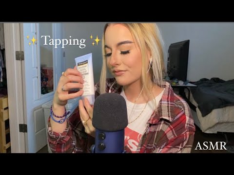 ASMR | makeup tube tapping (with nails)
