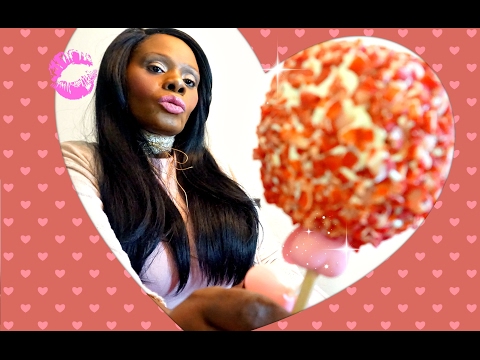CANDY APPLE ASMR Eating Sounds/Valentines