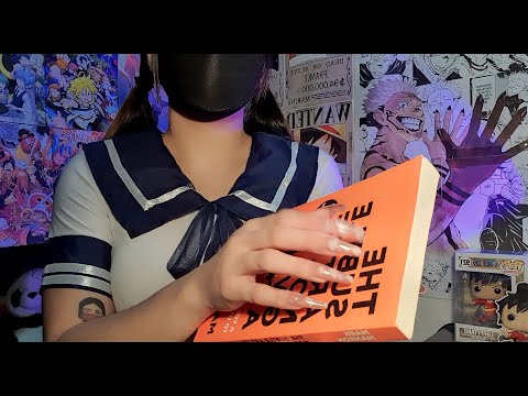 📕ASMR - Book Tapping, Scratching, Snapping 💗📚💤++