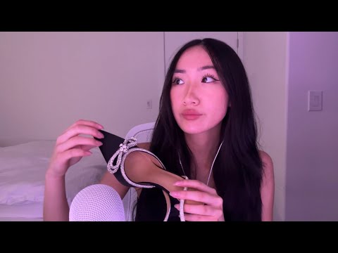 ASMR fast and aggressive tapping (sort of) and some whispering
