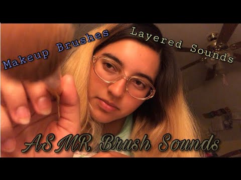 ASMR Brushing Sounds|Brushing Your Face With My Makeup Brushes|Personal Attention|Soft Spoken