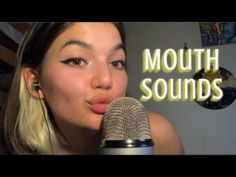 ASMR | Fast and Slow Mouth Sounds | Wet and Dry Mouth Sounds | Candy Mouth Sounds | Hand Movements