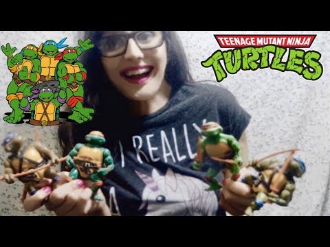 ASMR Tapping 🐢🐢🐢🐢Teenage Mutant Ninja Turtles  - Let me relax you &  Tingles!