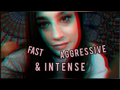 Fast & Aggressive ASMR | Lofi Tapping & Scratching On Camera Surroundings, Lid Sounds